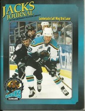 Jacks Journal  Cleveland Lumberjacks Hockey Magazine 1996 IHL Patrick Lalime