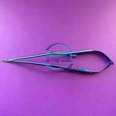 SCANLAN Micro Needle Holder Diamond Dust Jaws 6-0 size 8-3/4″ (22