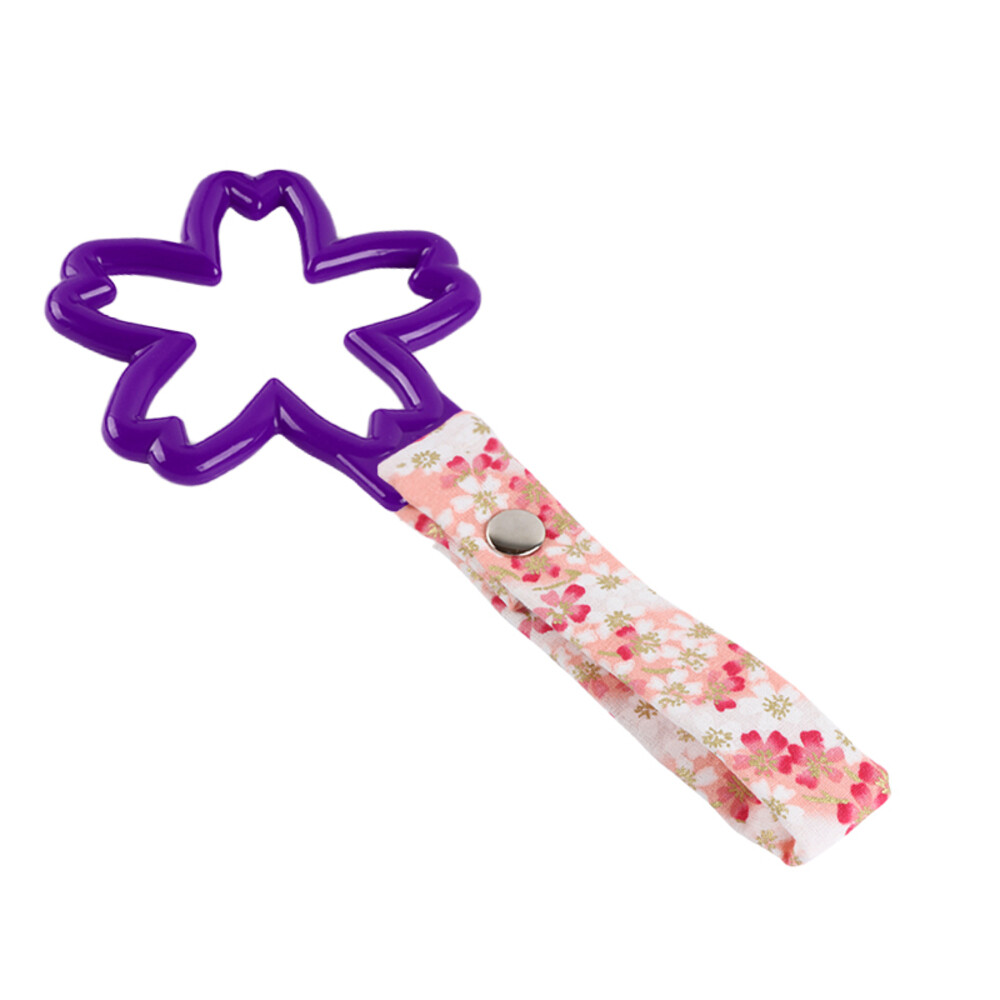 ピンク×パープルの桜ストラップ 119592-160- チャーム