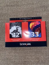 Lexmark 32 And 33. Combo Inks. New Never Opened Or Used. Factory Sealed.