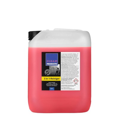 CLEANPRODUCTS Fahrzeug-Außen-Reiniger 3 in 1 (Konzentrat) - 4,8 Liter