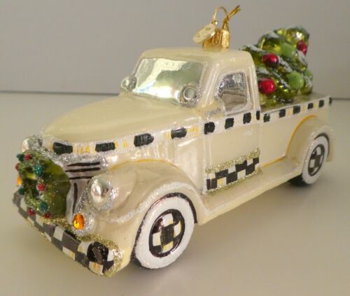 MACKENZIE CHILDS Ornament Farmhouse Special Delivery TRUCK NWT NEW Christmas - Picture 1 of 10