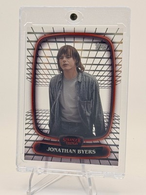 2025 Topps High Tek Stranger Things Hawkins Lab Pattern Jonathan Byers #4