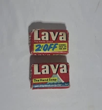 VTG Lot Of 2 Lava Hand Soap Bars Regular Size New Old Stock