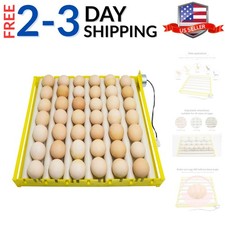 HBtree Automatic Multifunction Incubator Egg Tray Turning Hatcher for Chicken...