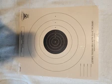 B-4 [B4] NRA Official 20 Yard Slow Fire Pistol Targets (100) on Tagboard 