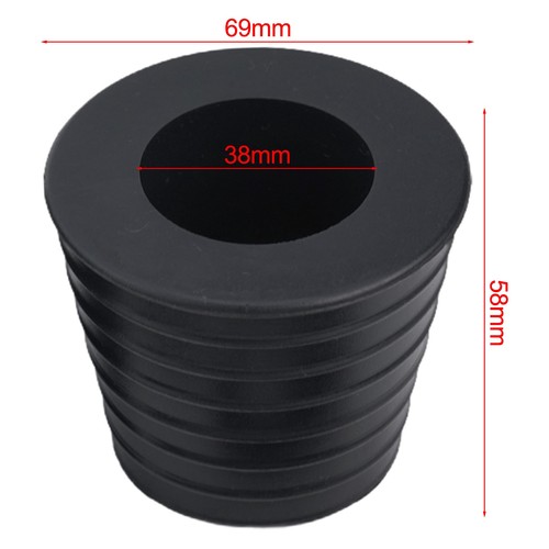 Sturdy Cap Set Rubber Umbrella Cone Wedge Table Hole Ring Space Saving - Picture 2 of 12