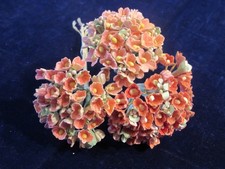 Vintage Forget Me Not Flower Lot Collection Pink Shades Peachy Millinery H5473