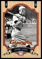 2012 Panini Cooperstown #34 Johnny Evers Chicago Cubs NM+