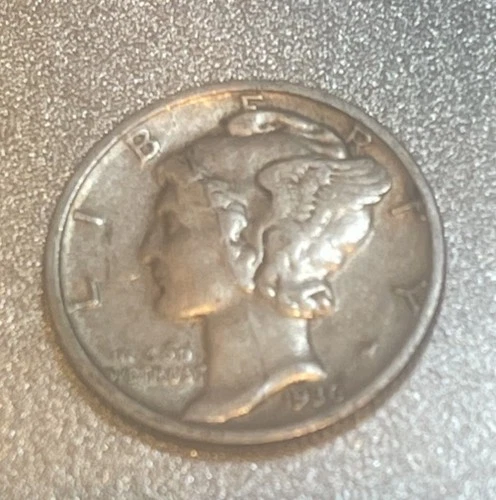 1936 D Mercury Dime Album Filler **FREE SHIPPING**