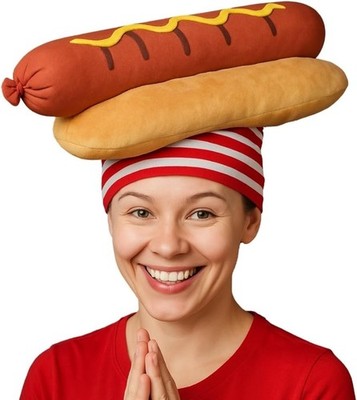Cappello Hot Dog Per Costumi E Feste A Tema Pizza On - Foto 7