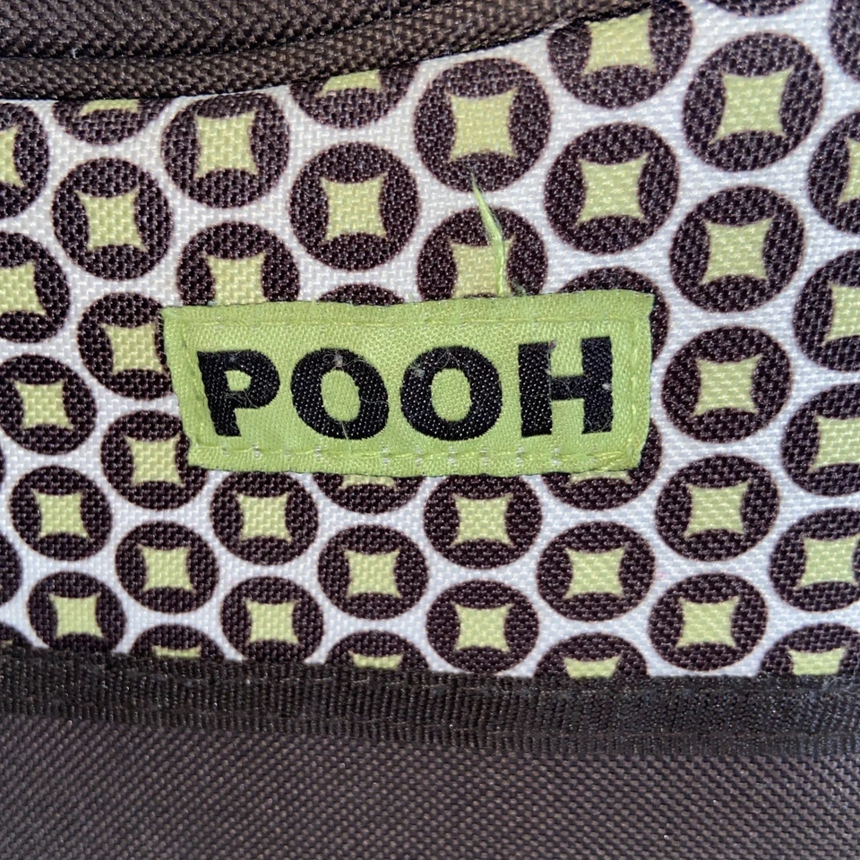 Bolsa de fraldas Winnie The Pooh and Friends Disney bebê tamanho pequeno fecho com zíper marrom - Imagem 3 de 4