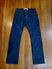LEVIS 511 Denim Blue Jeans Boys Straight Leg Slim Fit Reg Size 14 27"x 27" Dark