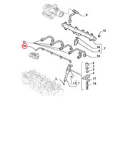 Flexibler Schlauch Zufuhr Fiat Marea - Lancia Lybra Original 46471561