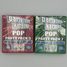 Lot of 2 Party Tyme CD G's Karaoke CD Packs  Billboard Top 10 Karaoke Box Set