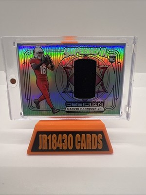 MARVIN HARRISON JR. 2024 OBSIDIAN SUPERNOVA ROOKIE PATCH SILVER RC /99 CARDINALS