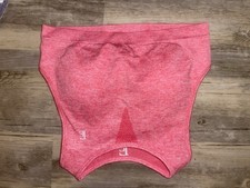 Women  s Pink Workout Shorts And Sports Bra Set