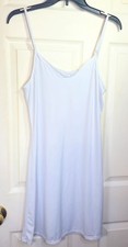 Vanity Fair Spin Slip Radiant Collection White Chemise Lingerie Size Large