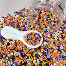 FAKE Spooky Halloween Party Polymer Clay Sprinkle Mix NOT EDIBLE D47-03