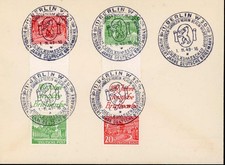 Berlin, 1952, SKZ 1 B, 2 B, Brief