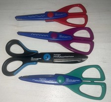 Creative Memories Four 4 Assorted Fancy Pattern Crafting Scissors
