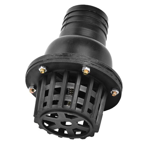 (2 Zoll) Wasserpumpe Fußventil Schwarz PVC Niederdruck Flach Rückschlagventil für Flüssigkeit - Bild 22 von 22