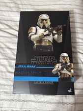 Hot Toys TMS120 Star Wars Ahsoka Captain Enoch 1 6 Figure NIB Gold Mask Thrawn