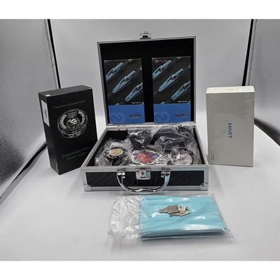 Dragonhawk Tattoo Kit Rotary Pen Gun 20pcs Cartridges Power Supply Case