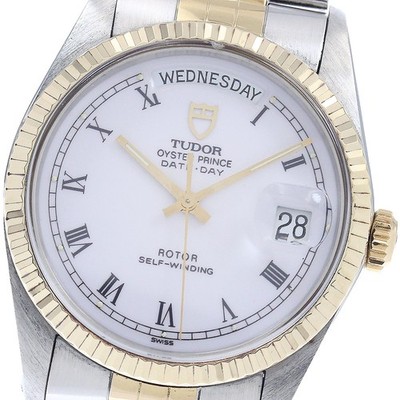 TUDOR Oyster Prince Date Day 94613 YG bezel Automatic Men's Watch_950967