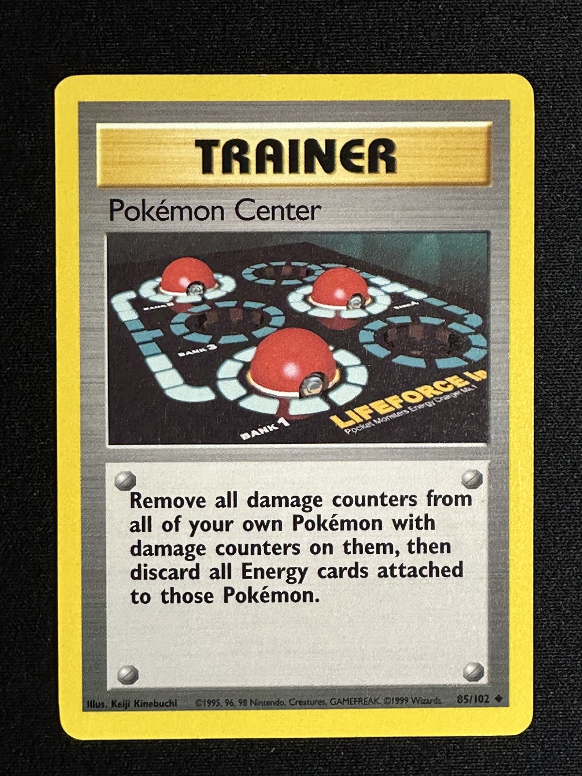 Pokemon Center 85/102 Uncommon - Base Set Unlimited - WOTC TCG Vintage 1999 - LP