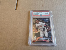 2018 Topps Chrome - Ozzie Albies #72 (RC) - PSA 10 - GEM MT - Rookie