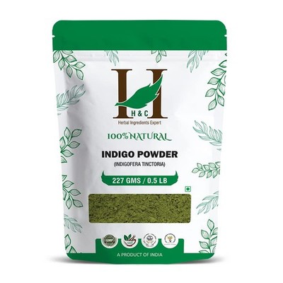 100% Natural Indigo Powder for Hair (227g / 8.01 Ounce (Pack of 1), Green 