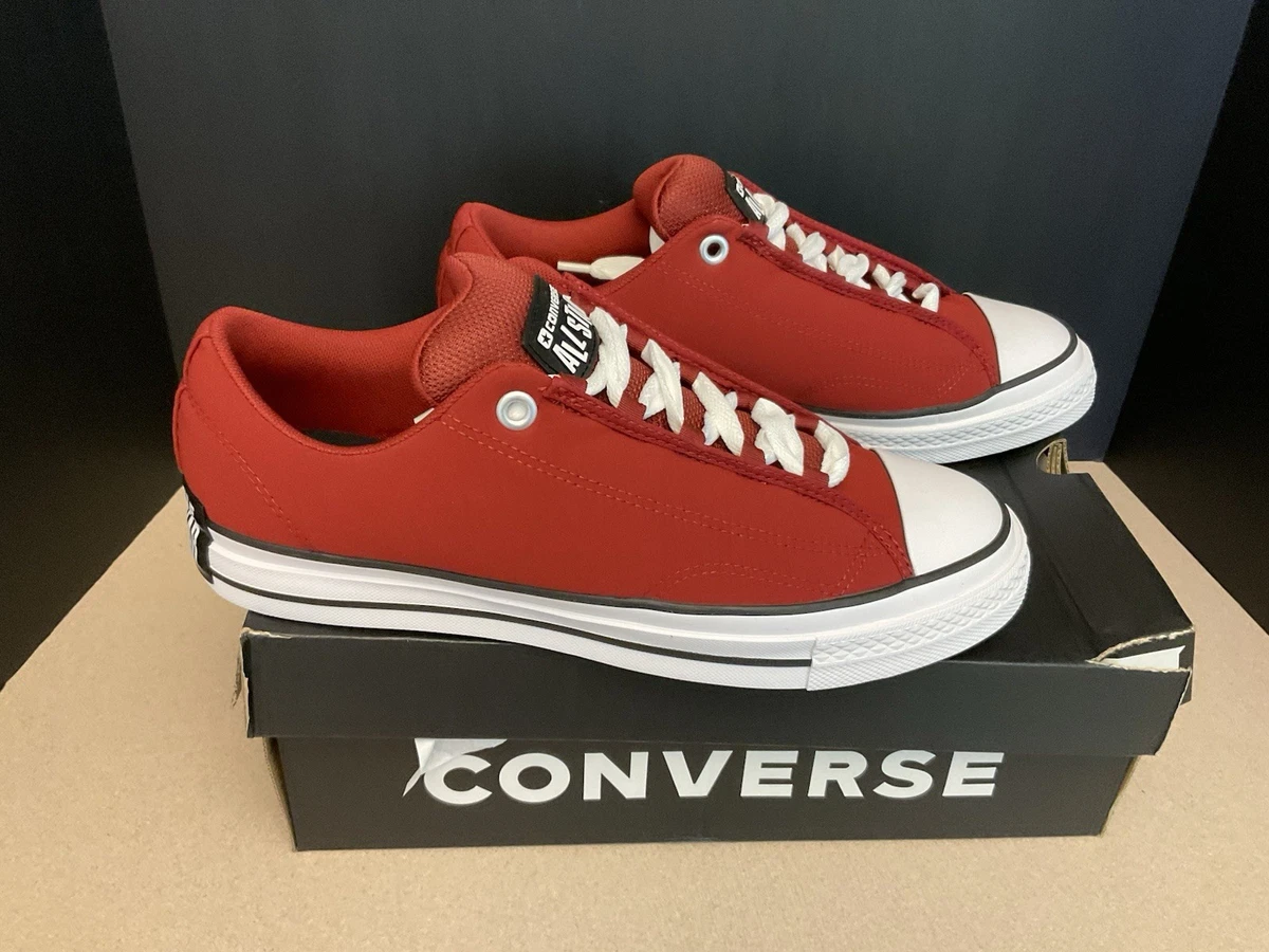 NIB Converse Puff Taylor Ox Park Red White Black Sneakers A14949C Men 9.5 Wom 11 Amazon.com | Converse Unisex Adult Chuck Taylor All Star Low  main image 3