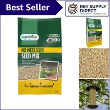 Nutritious 4Kg Bird Seed Mix with Peanut Bites & Sunflower Hearts - No Waste 5.99 per kilo