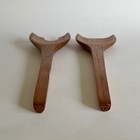 Vtg Mid Century Danish Modern Large Teak Wood Salad Spoon & Fork Serving Set 12" — photo 5