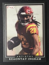 2022 Sage Artistry Keaontay Ingram Arizona Cardinals Rookie Card #66. rookie card picture