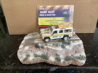 CORGI DIORAMA CALDER VALLEY LAND ROVER DEFENDER SEARCH & RESCUE 1/43 CV1002 - Image 1 of 4