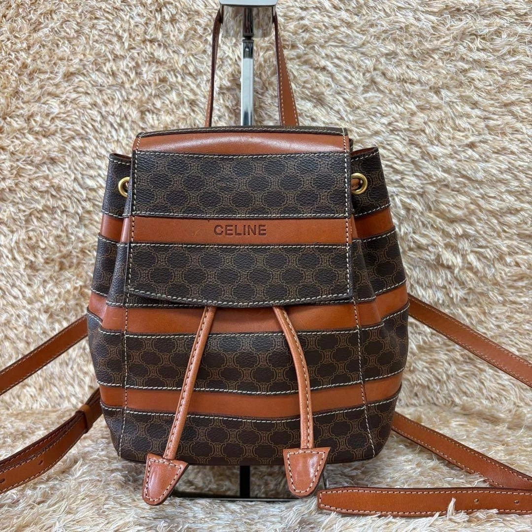 CELINE ブラウンレザーバックパック CELINE Backpacks for Women for sale - eBay