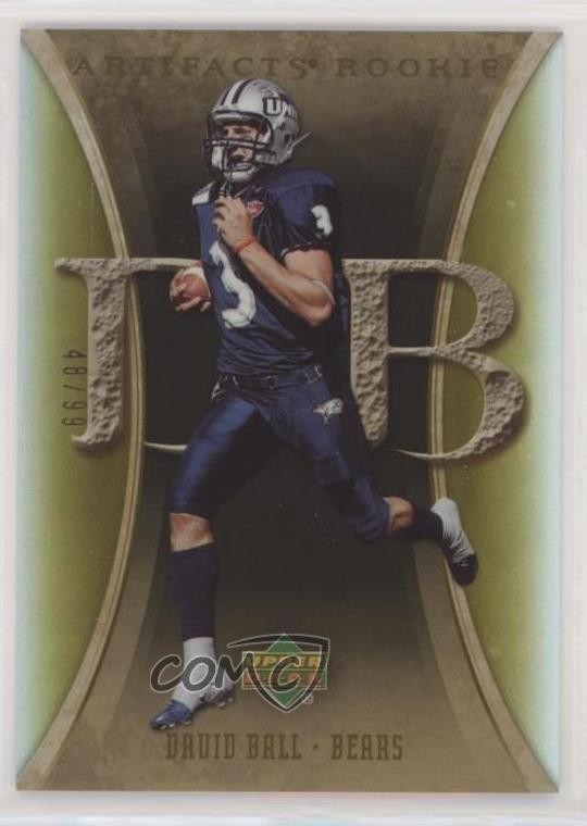 2007 Upper Deck Artifacts Rookie Gold 48/99 David Ball #116 Rookie RC fm0