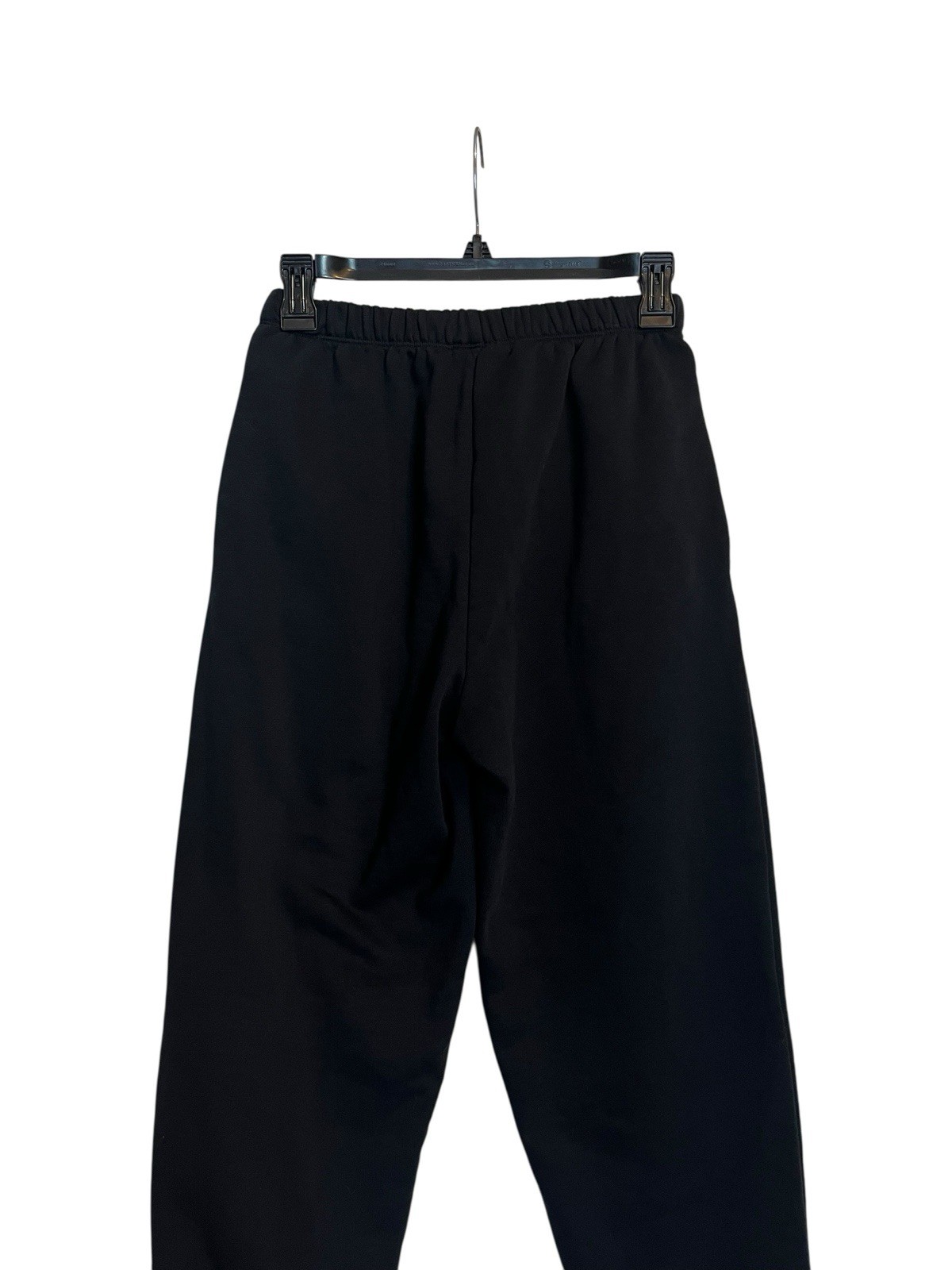 Bo+Tee Cotton Fleece Midrise Joggers Small In Black image 5