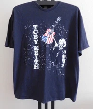 Toby Keith Graphic T-Shirt Men's 2XL Delta Apparel Patriotic Guitar Tee