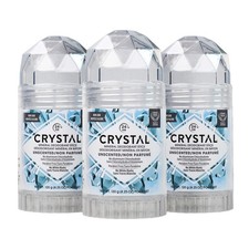 Crystal Mineral Deodorant Stick, Unscented 4.25 oz Pack of 3 