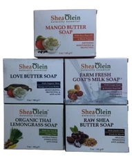 5- Pack Variety   Shea Olein Soap - Gift Set