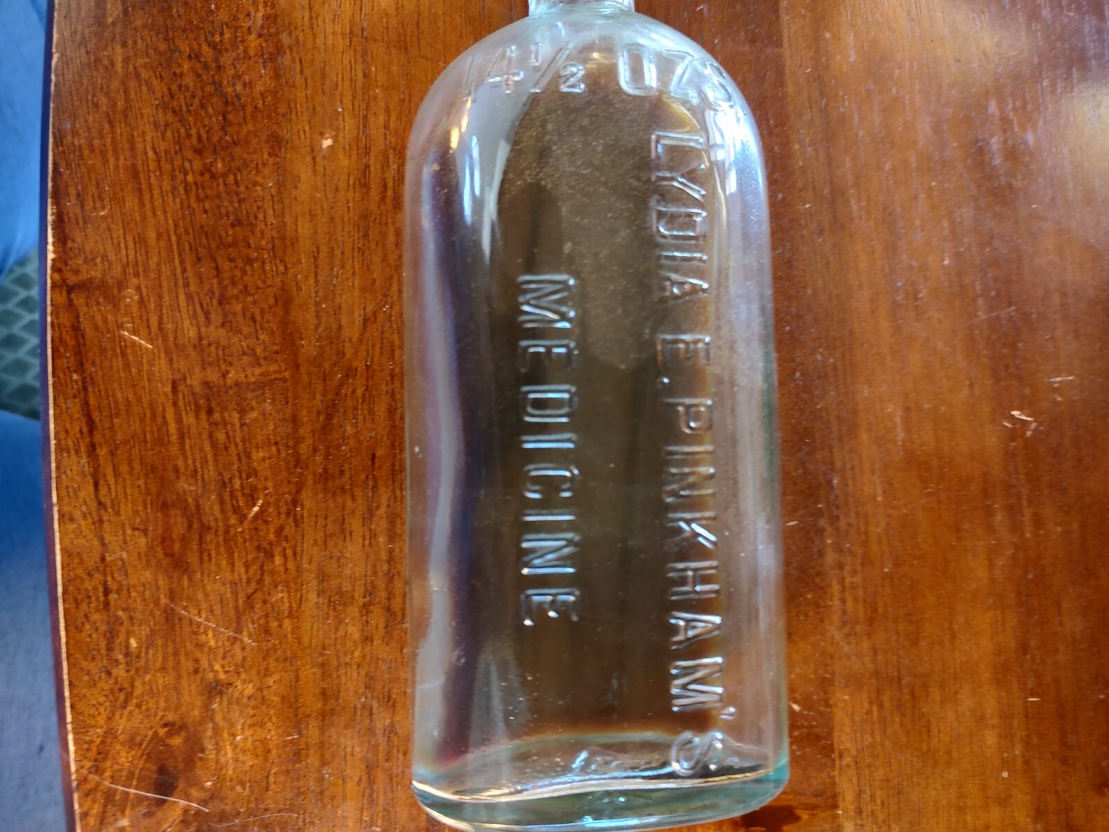 Lydia Pinkham's Vegetable Compound, 1920's, with label, cork, & PRODUCT