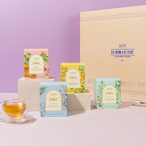 Ssanggye Tea Gift set / Tea Forest Dozen 12 Kinds 60 Tea Bags /Regular Tea Bag - Picture 6 of 8