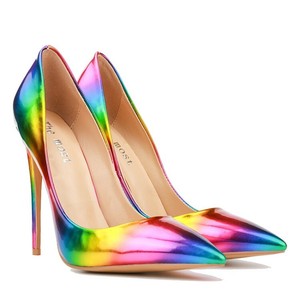 rainbow high heels