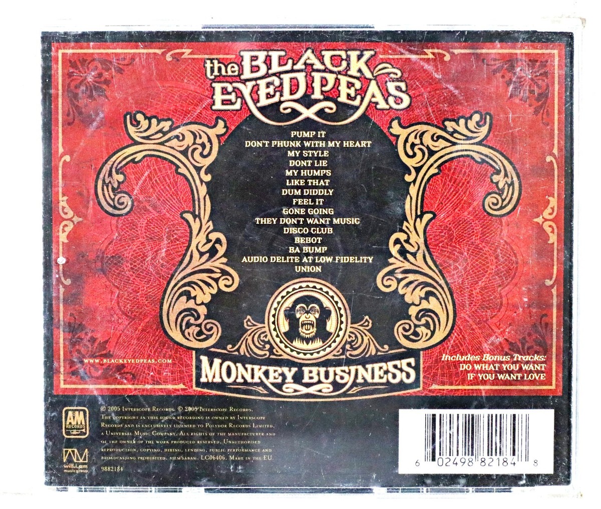 the BLACK EYED PEAS Monkey Business レコード Black Eyed Peas - Monkey Business (Ruby Red 2LP