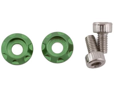Team Brood 3mm Motor Washer Heatsink w/Screws (Green) (2)