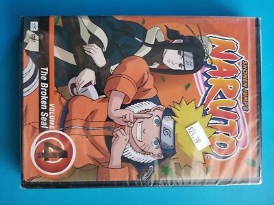 NEW - Shonen Jump's Naruto Vol 4 The Broken Seal - DVD - Anime Masashi Kishimoto
