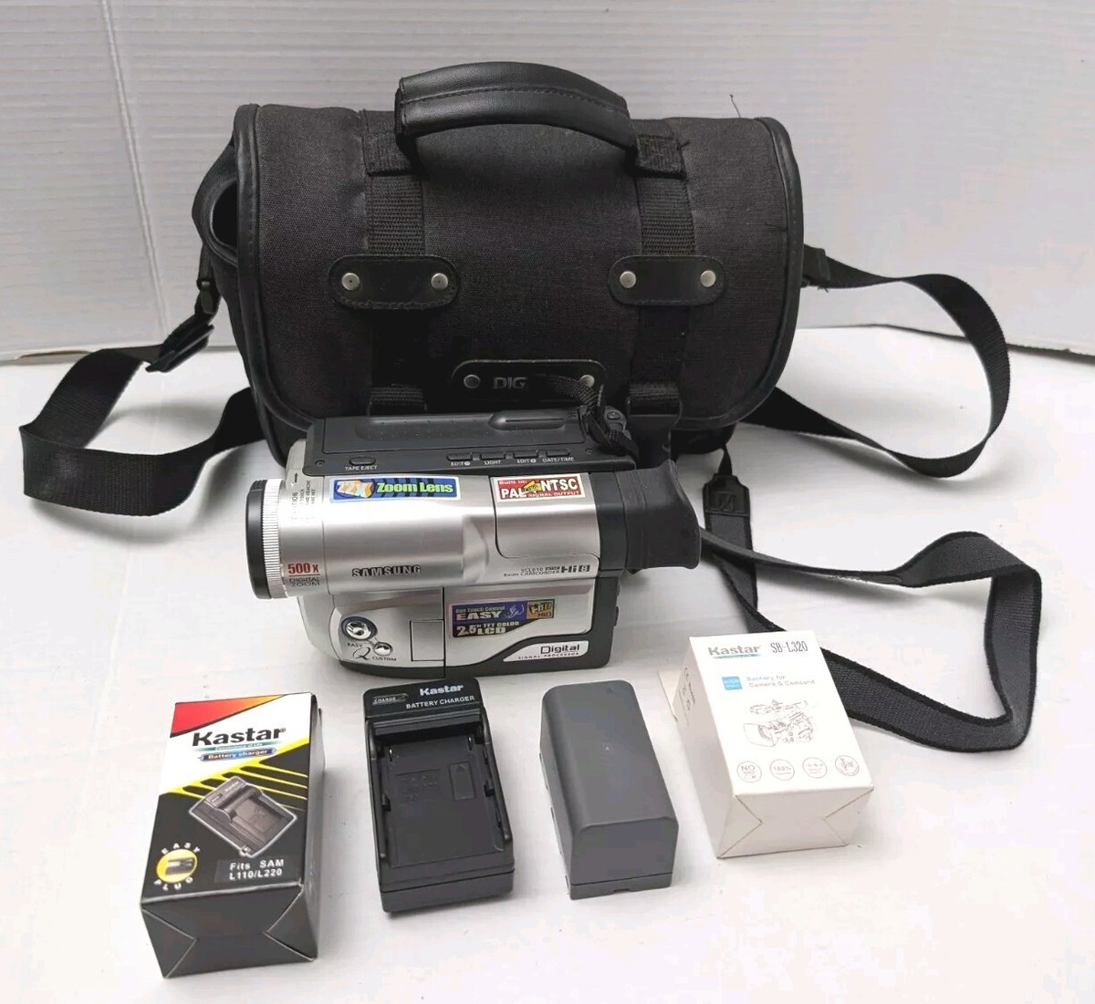 Samsung SCL610 NTSC SC-L610 Hi8 8mm Video Camcorder 1 Battery